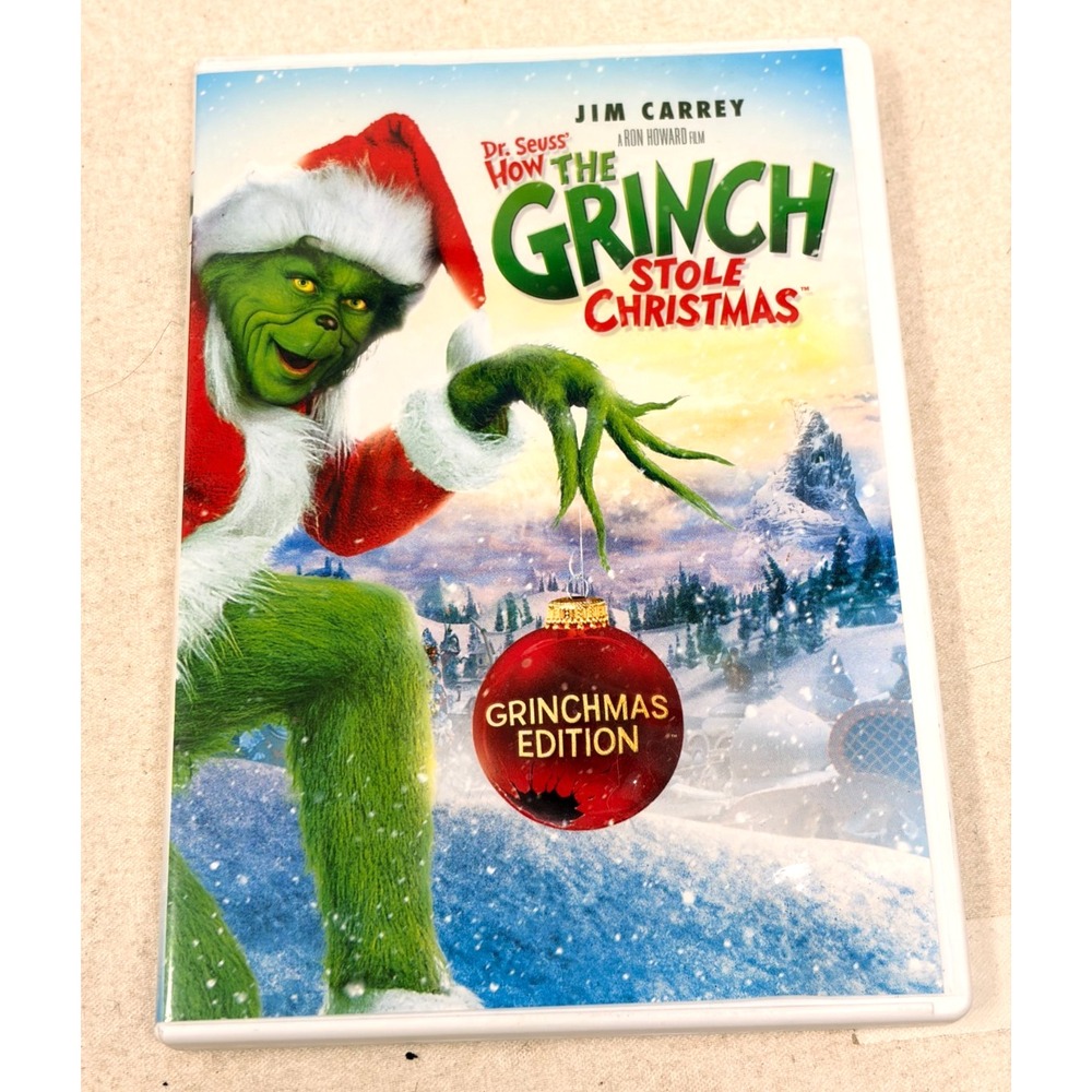 Universal Dr. Seuss How the Grinch Stole Christmas DVD Grinchmas Jim Carrey